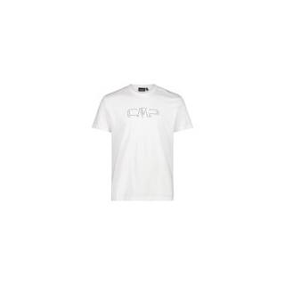 CMP Leisure Hiking T-shirt Logo Print (Cotton) White Men